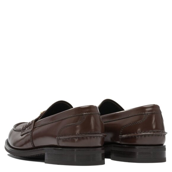 Prada Brushed Leather Loafers UK 6 Men - Picture 4 of 5